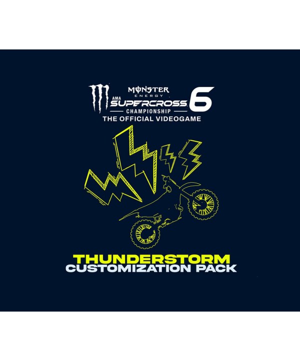 Monster Energy Supercross 6 - Thunderstorm Customization Pack DLC PS4 PlayStation 4 Key EUROPE